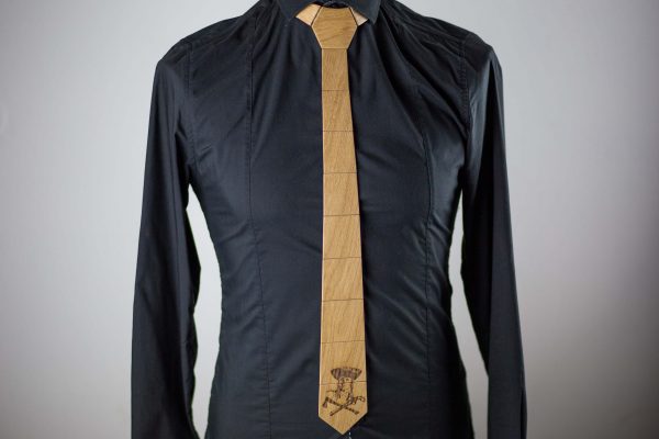 Drevená pánska kravata Gravírovaná – Jánošík “MARKstyle”