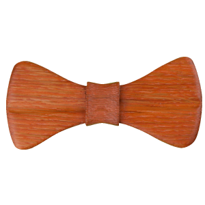 Drevený pánsky motýlik Papilio mahagón "MARKstyle"